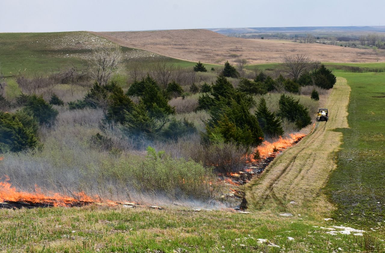 20B during burn - photo by Barbara Van Slyke 20B 7b during burn